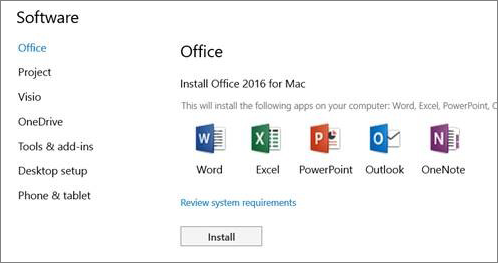 Transferir e instalar o Office 365 no seu Mac? « Domí