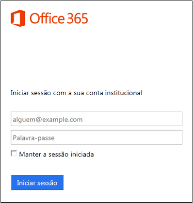 Iniciar sessão no Office 365 « Domí